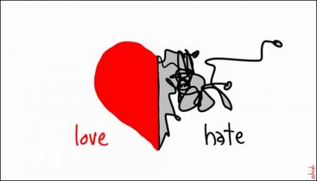 Love -----------------------Hate